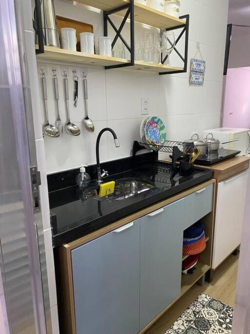 Seu Apartamento Na Praia ปรายากรันเด ภายนอก รูปภาพ