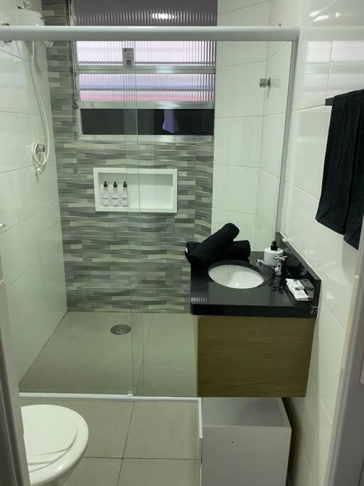 Seu Apartamento Na Praia ปรายากรันเด ภายนอก รูปภาพ